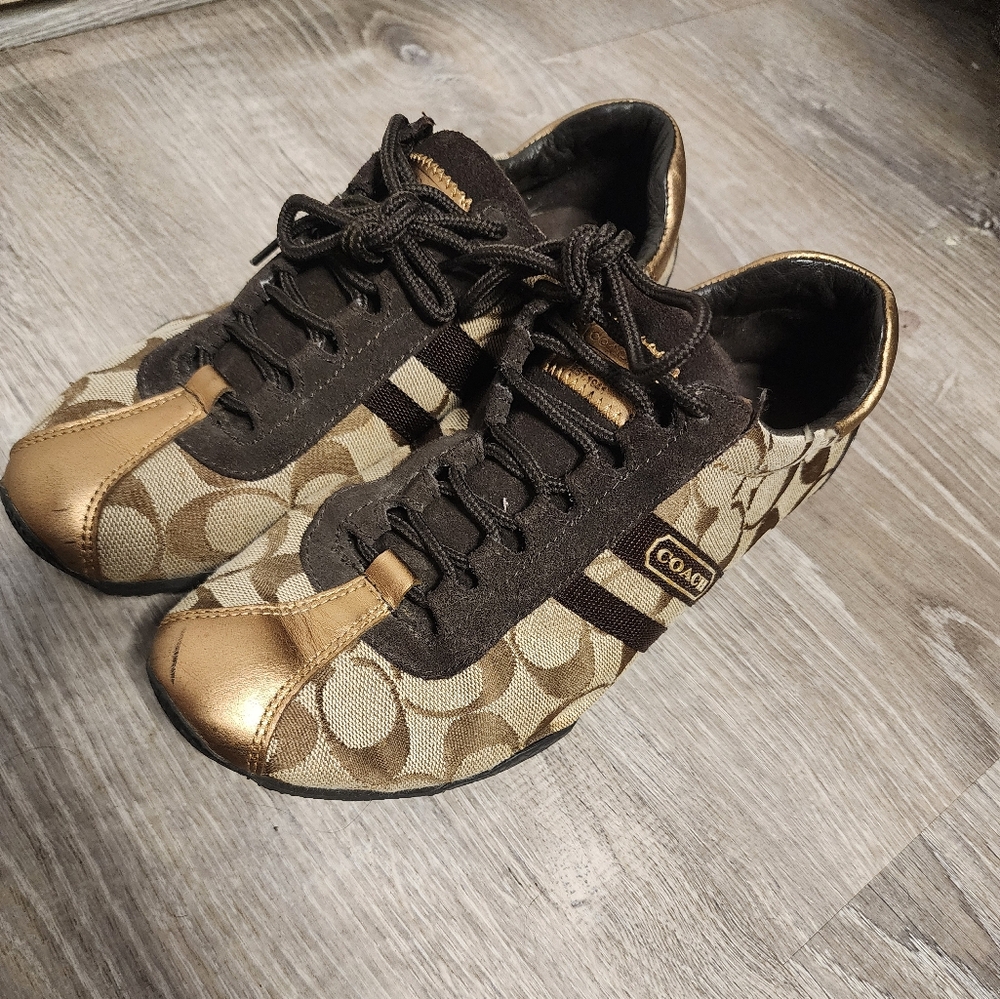 Coach Shoes Original signature print 7.5